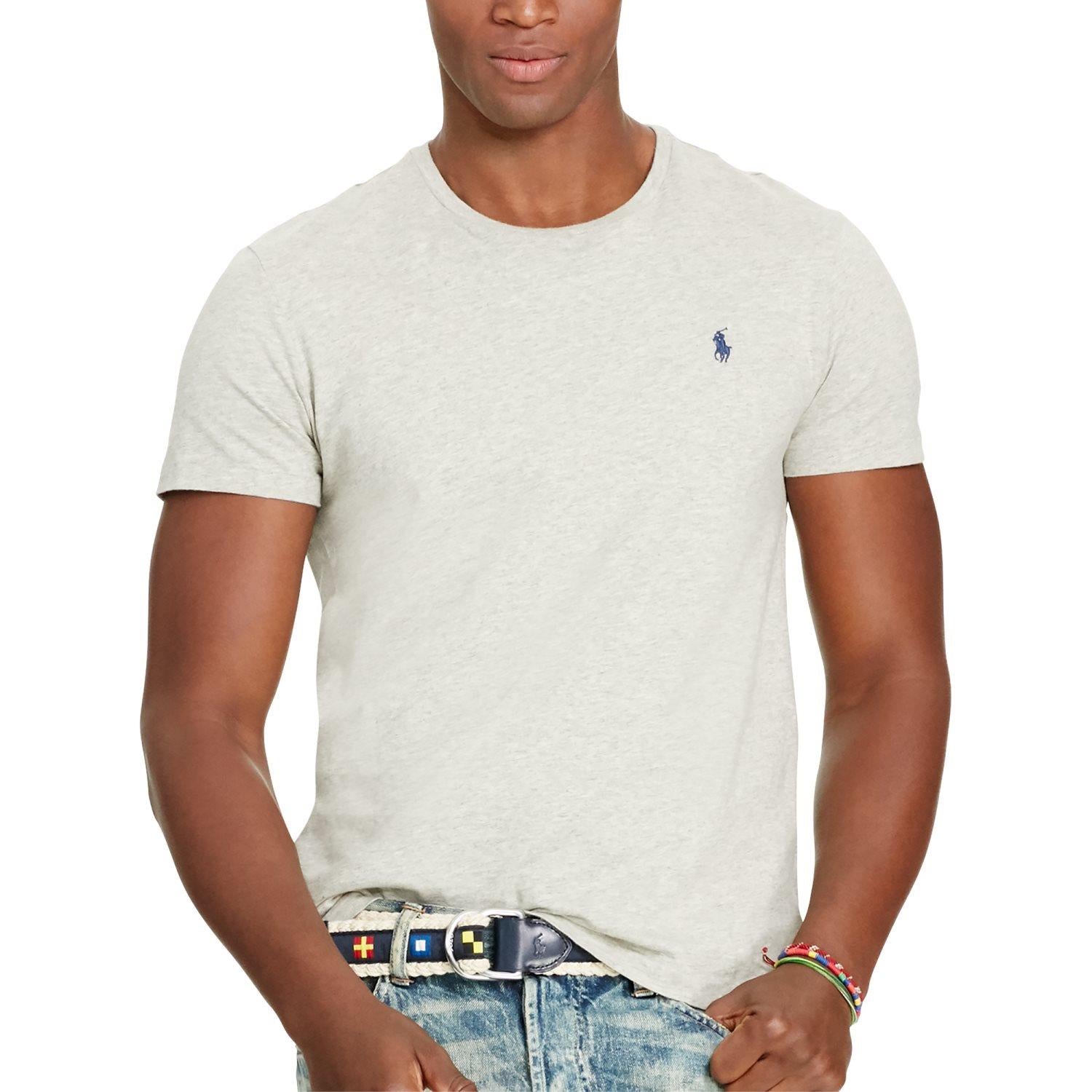 Polo Ralph Lauren Short Sleeve T-shirt T-Shirt Lys Grå Melert - chrismoa.no