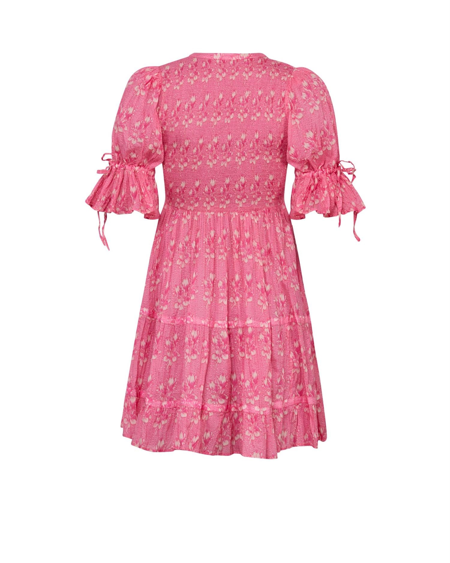 By TiMo Twisted Mini Kjole i rosa med elegant design og mykt stoff, perfekt for spesielle anledninger.
