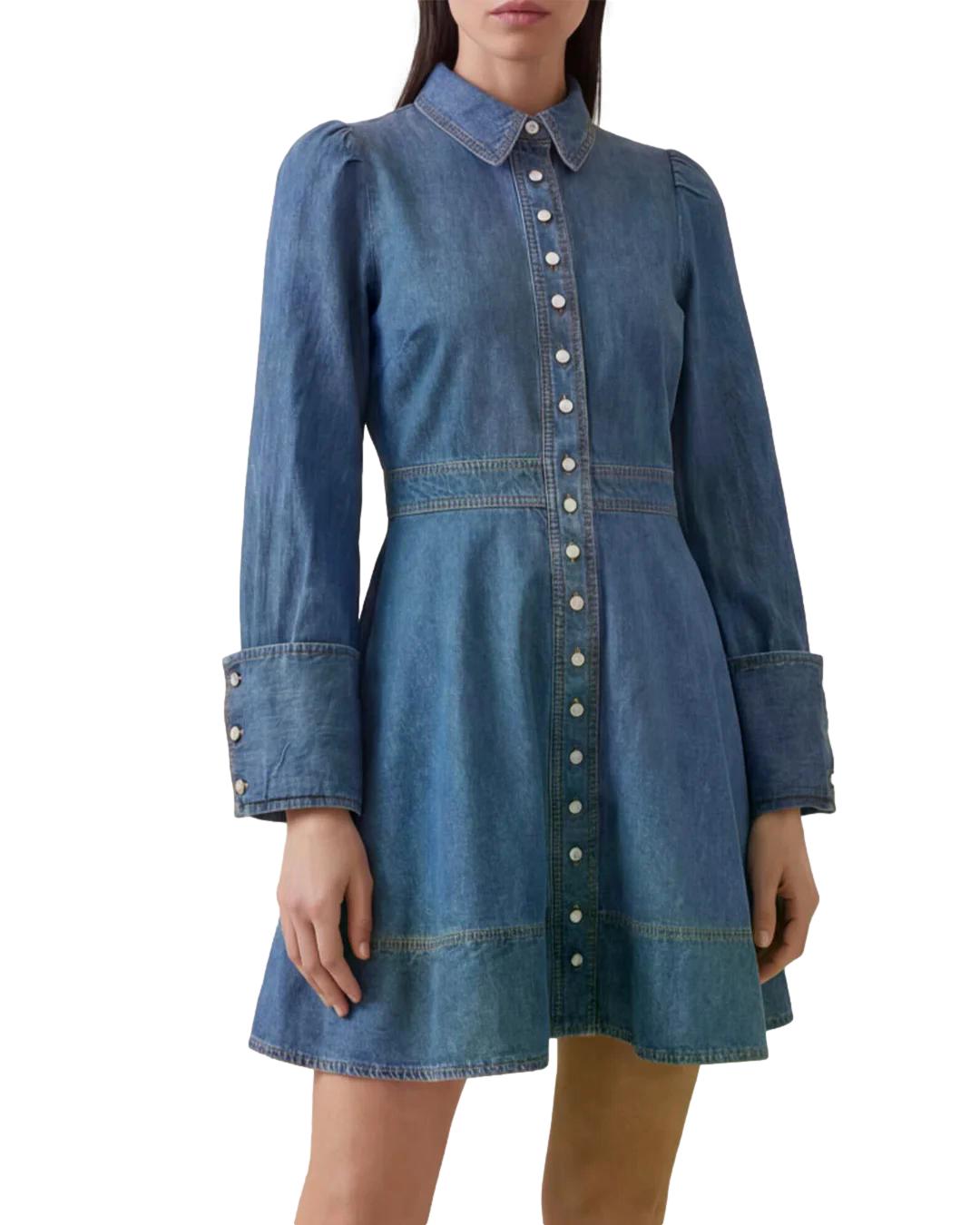By TiMo Denim Mini Dress Kjole Denim