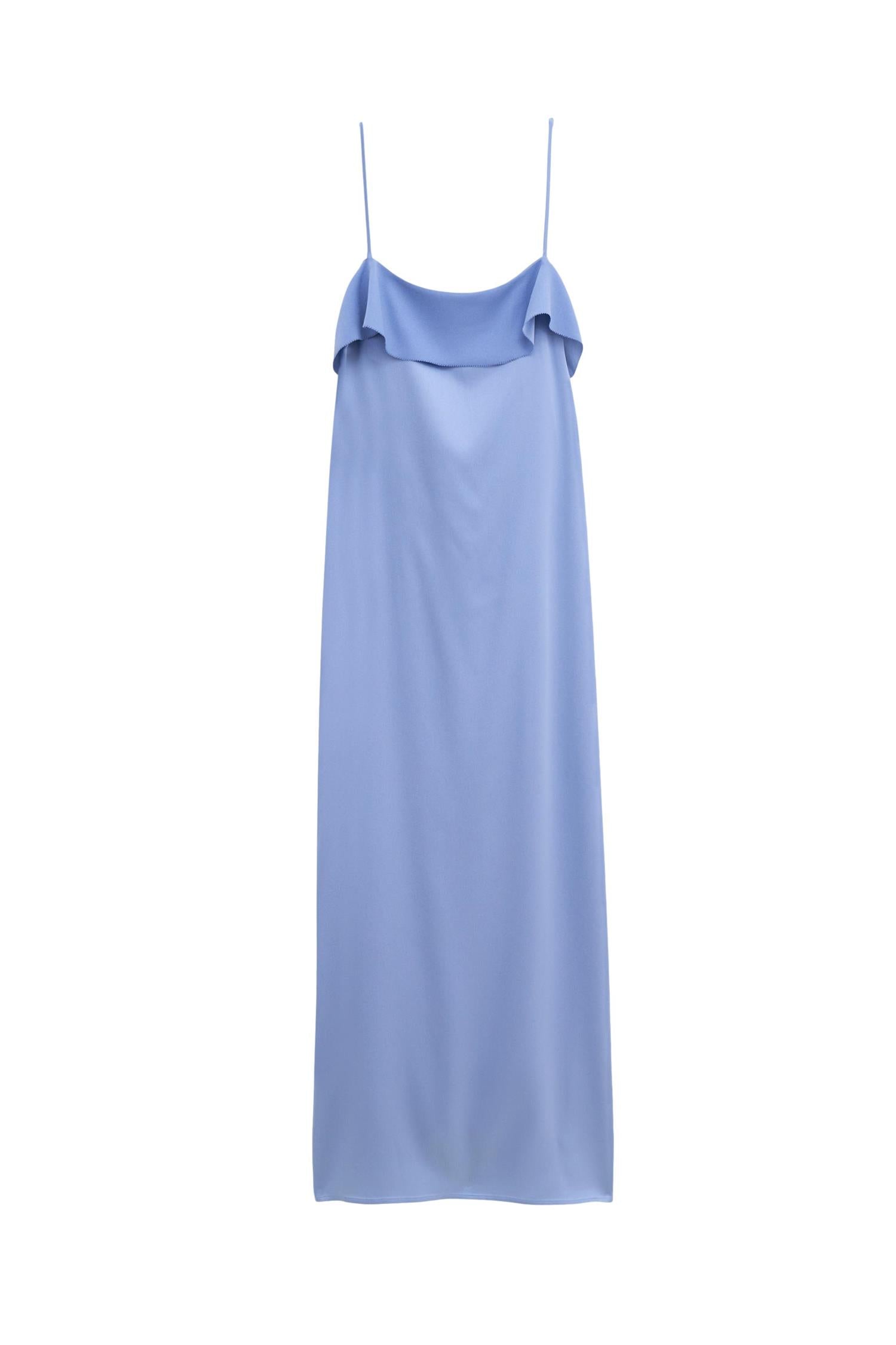 Filippa K Fluid Draped Strap Dress Kjole Lyseblå