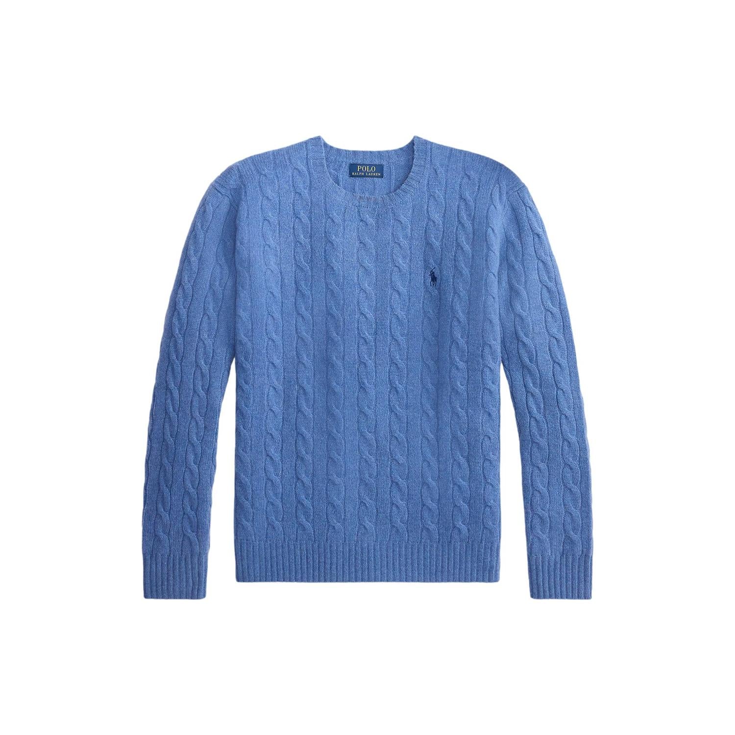 Polo Ralph Lauren Cable Long Sleeve Pullover Genser Blå