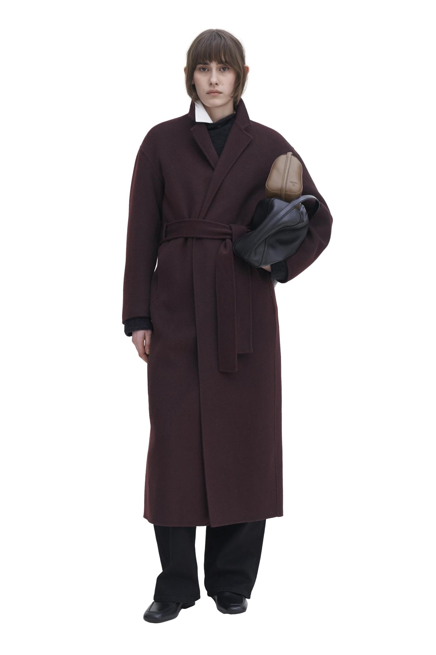 Filippa K Alexa Coat Kåpe Burgunder - chrismoa.no