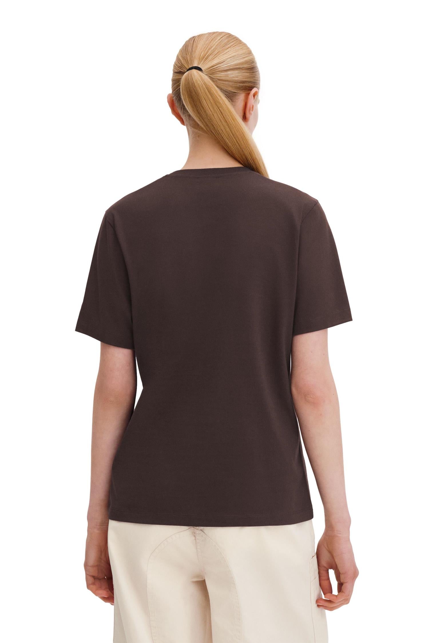 Filippa K Filippa Tee T-Shirt Brun - chrismoa.no