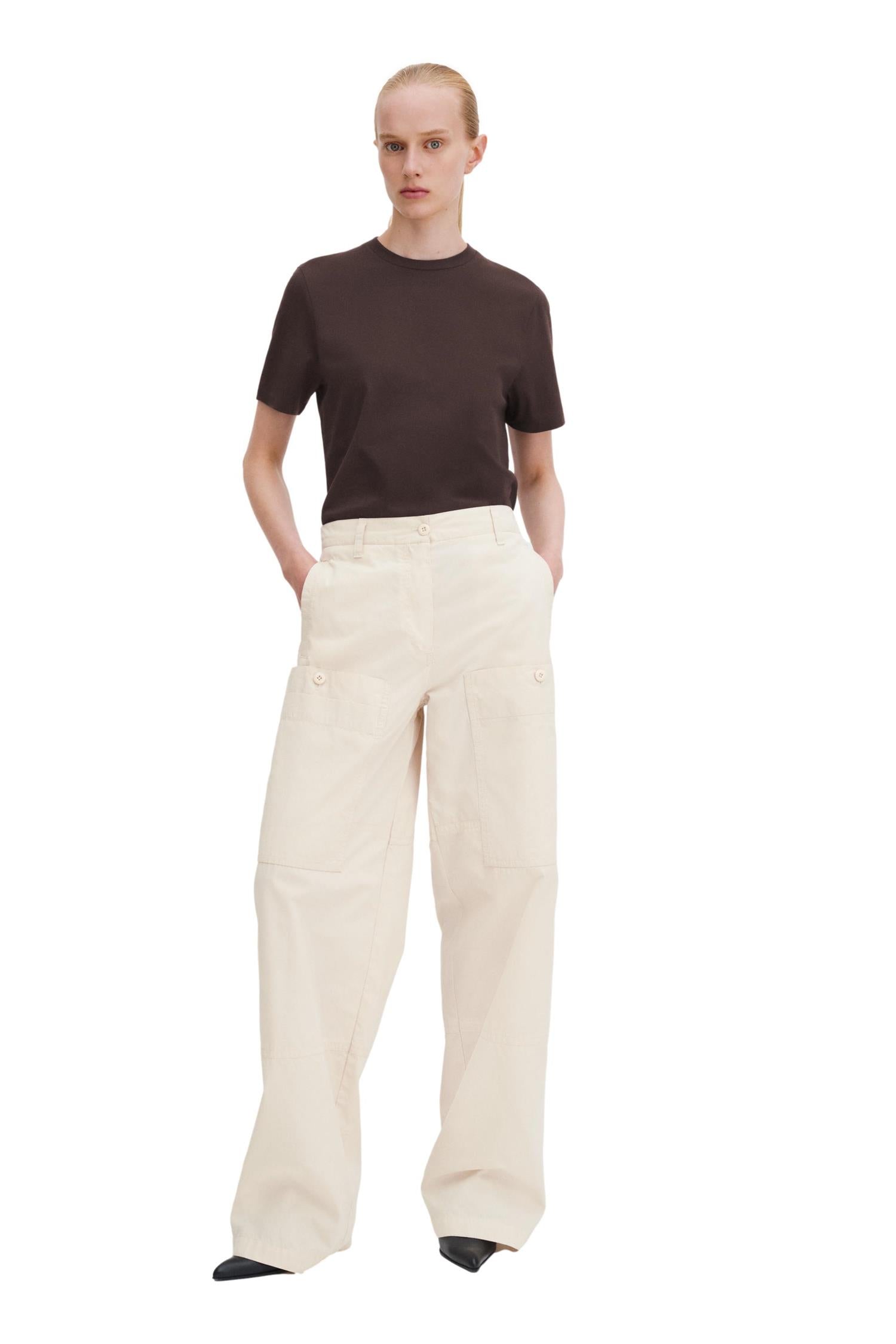 Filippa K Filippa Tee T-Shirt Brun - chrismoa.no