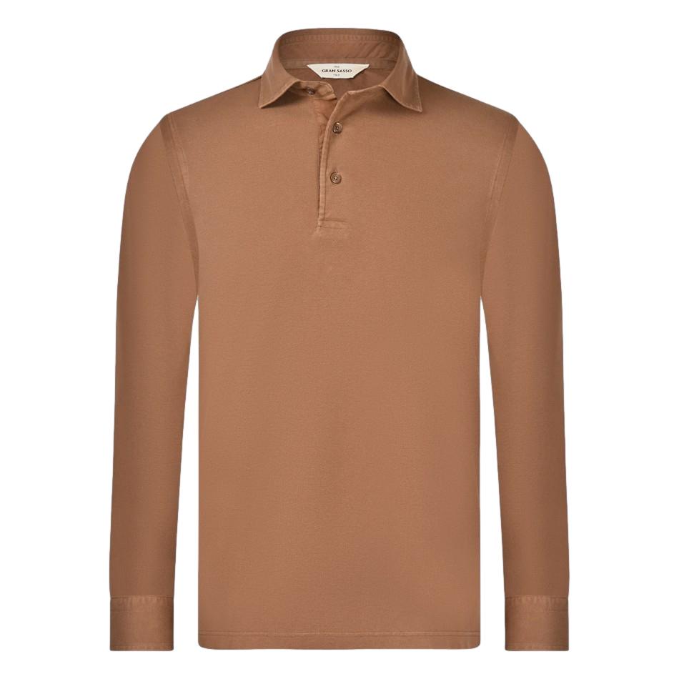 Gran Sasso Polo T-Shirt Brun - chrismoa.no