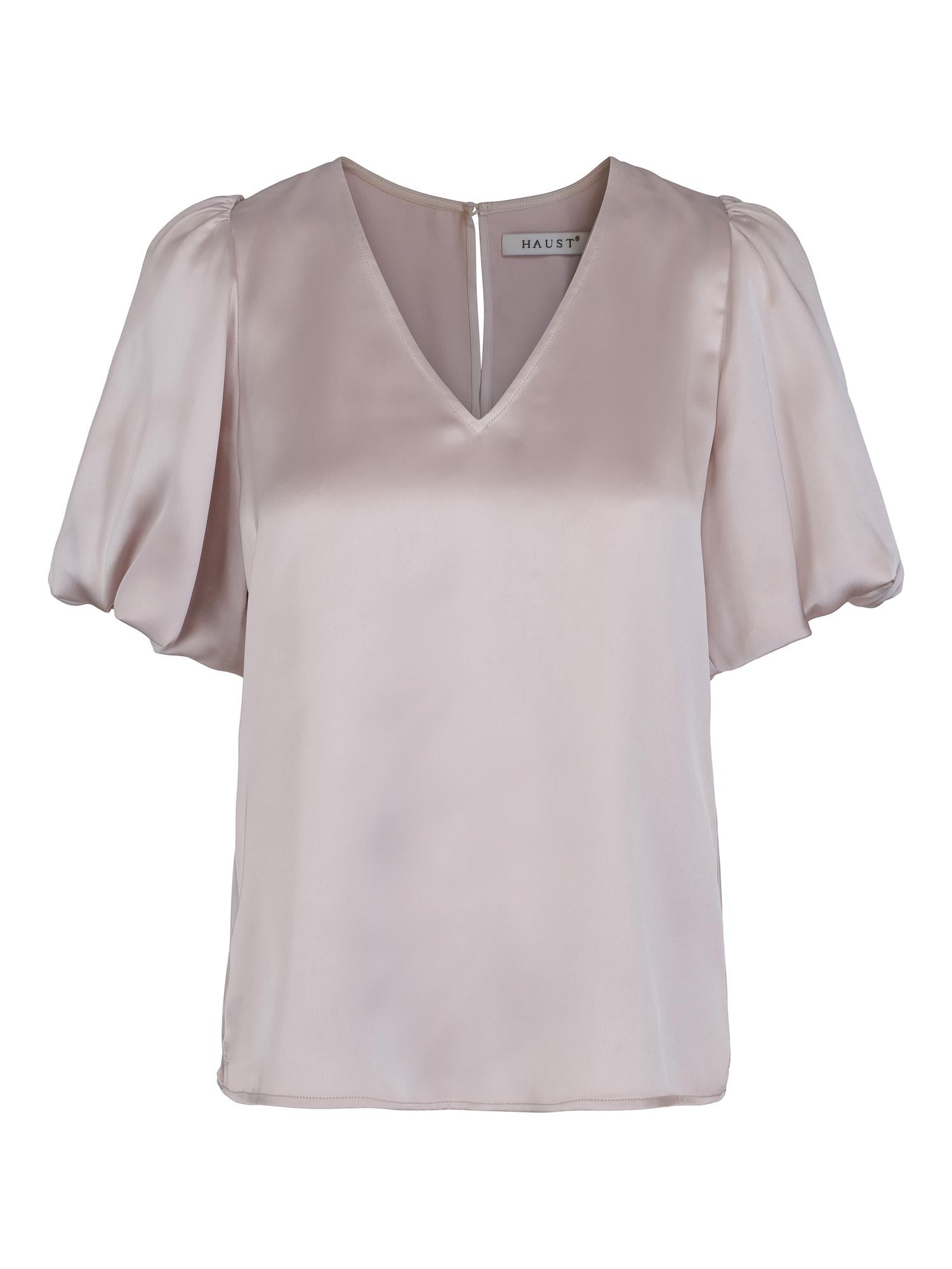 Haust Best party blouse Bluse Champagne - chrismoa.no