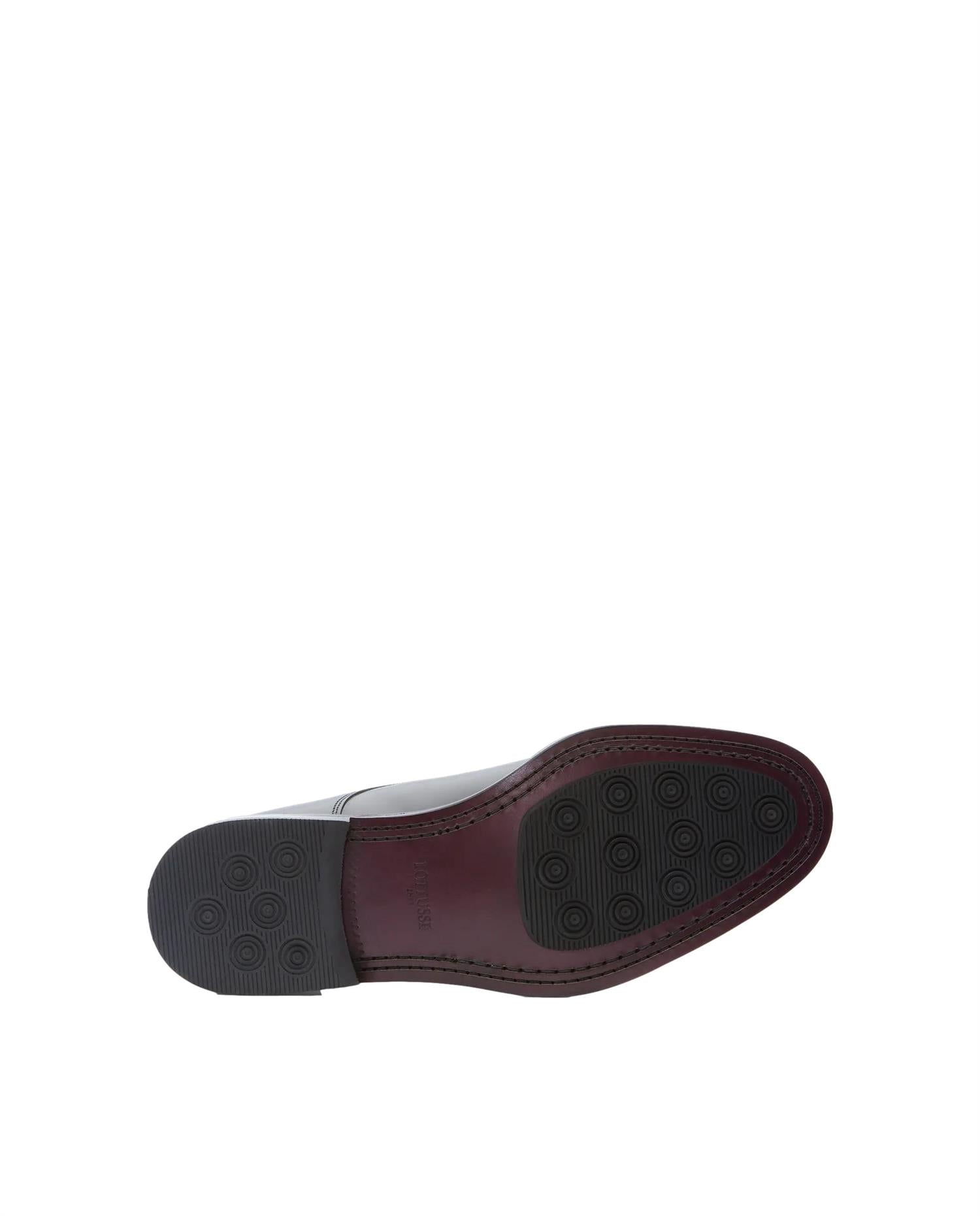 Lottusse Harrys Black Bright Calf Derby Sko Sort - chrismoa.no