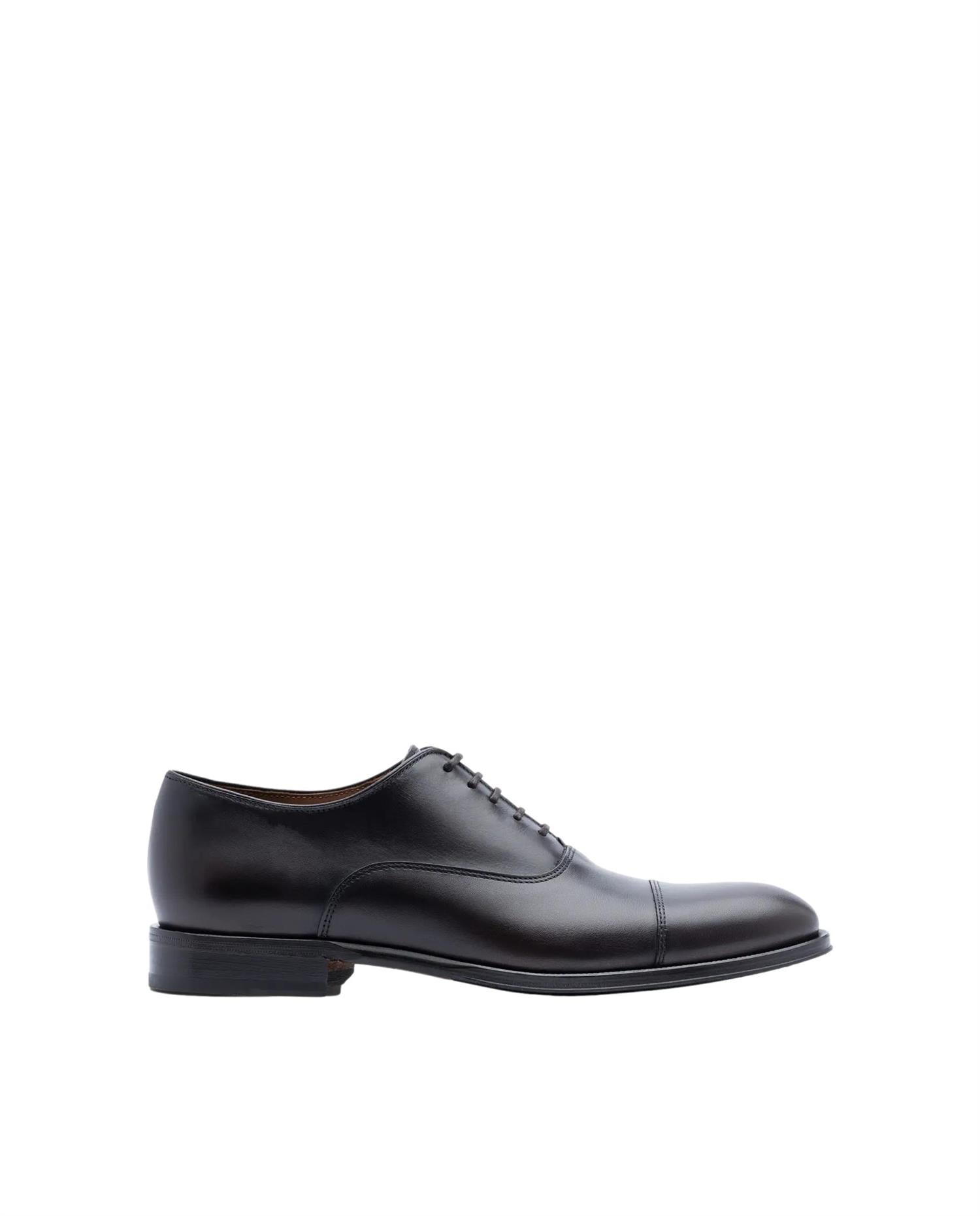 Lottusse Lenox Mocha Brush Off Calf Oxford Sko Brun - chrismoa.no