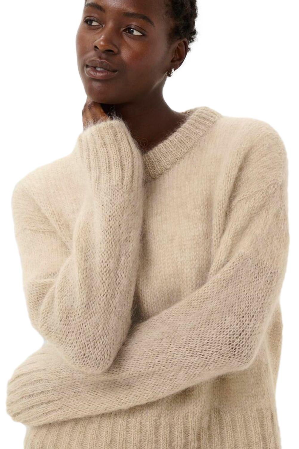 Part Two SillePW Pullover Genser Lys-Beige - chrismoa.no