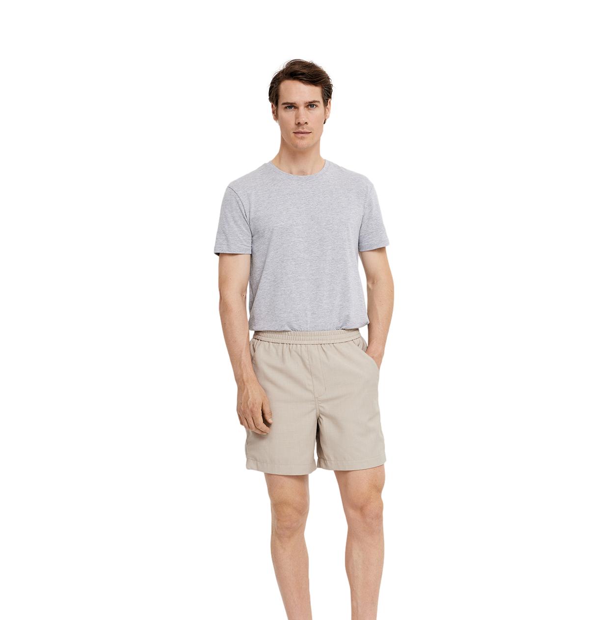 Plain Units TuriPL Shorts 911 Shorts Mørk Beige - chrismoa.no