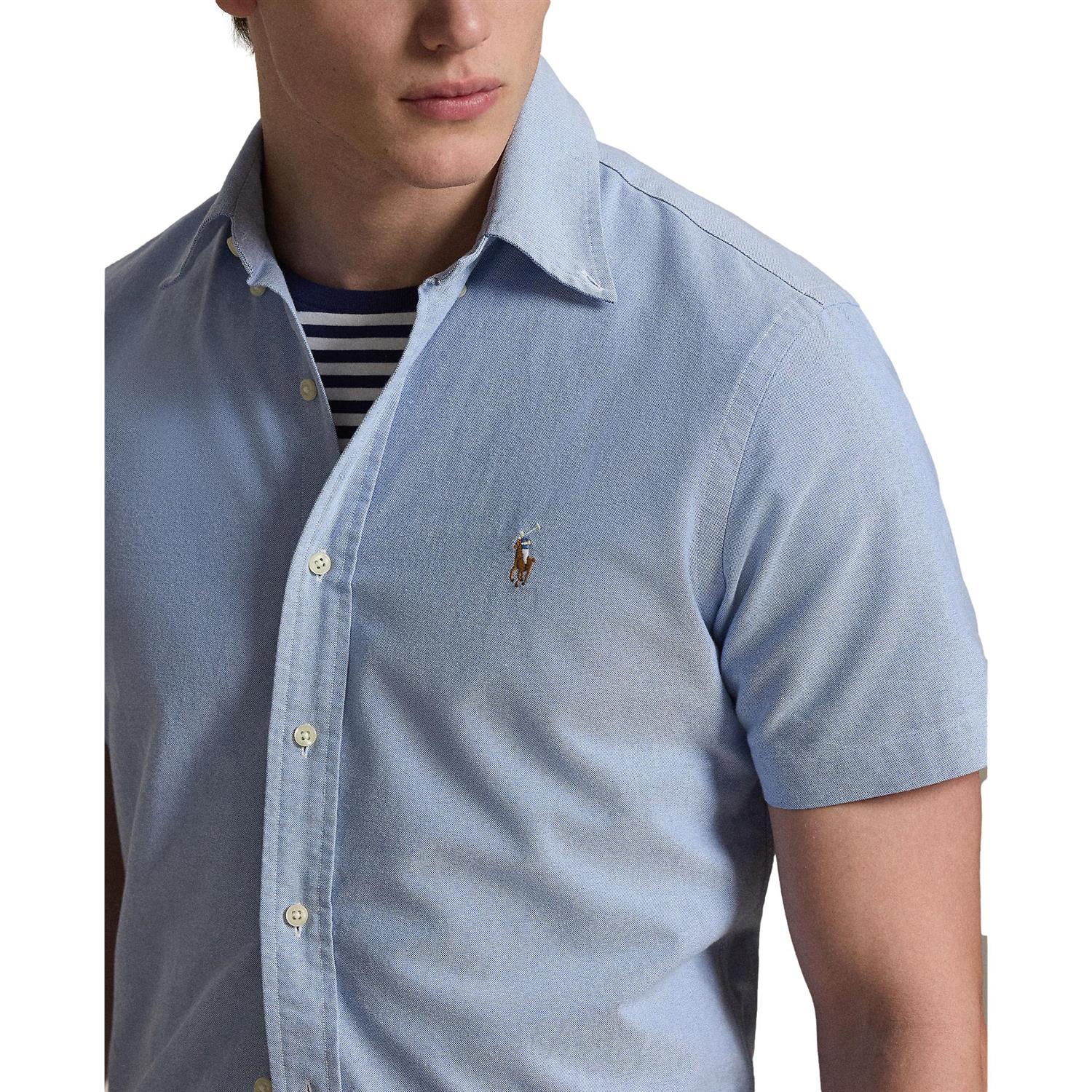 Polo Ralph Lauren Custom fit Oxford shirt Skjorte Lyseblå - chrismoa.no