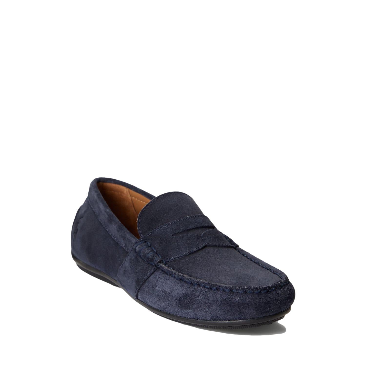 Polo Ralph Lauren Reynold Suede Driver Sko Mørkeblå - chrismoa.no