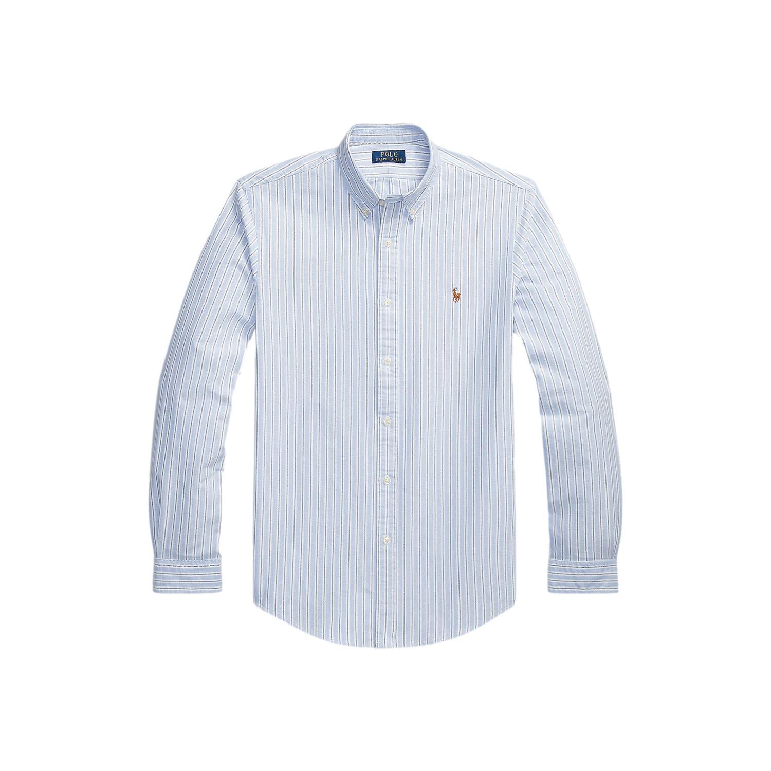 Polo Ralph Lauren Slim Fit Oxford Shirt Skjorte Lyseblå - chrismoa.no