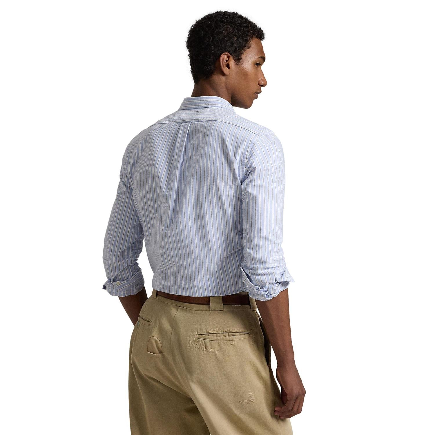 Polo Ralph Lauren Slim Fit Oxford Shirt Skjorte Lyseblå - chrismoa.no
