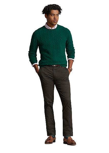 Polo Ralph Lauren Stretch Slim Fit Chino Pant Bukse Mørkegrønn - chrismoa.no