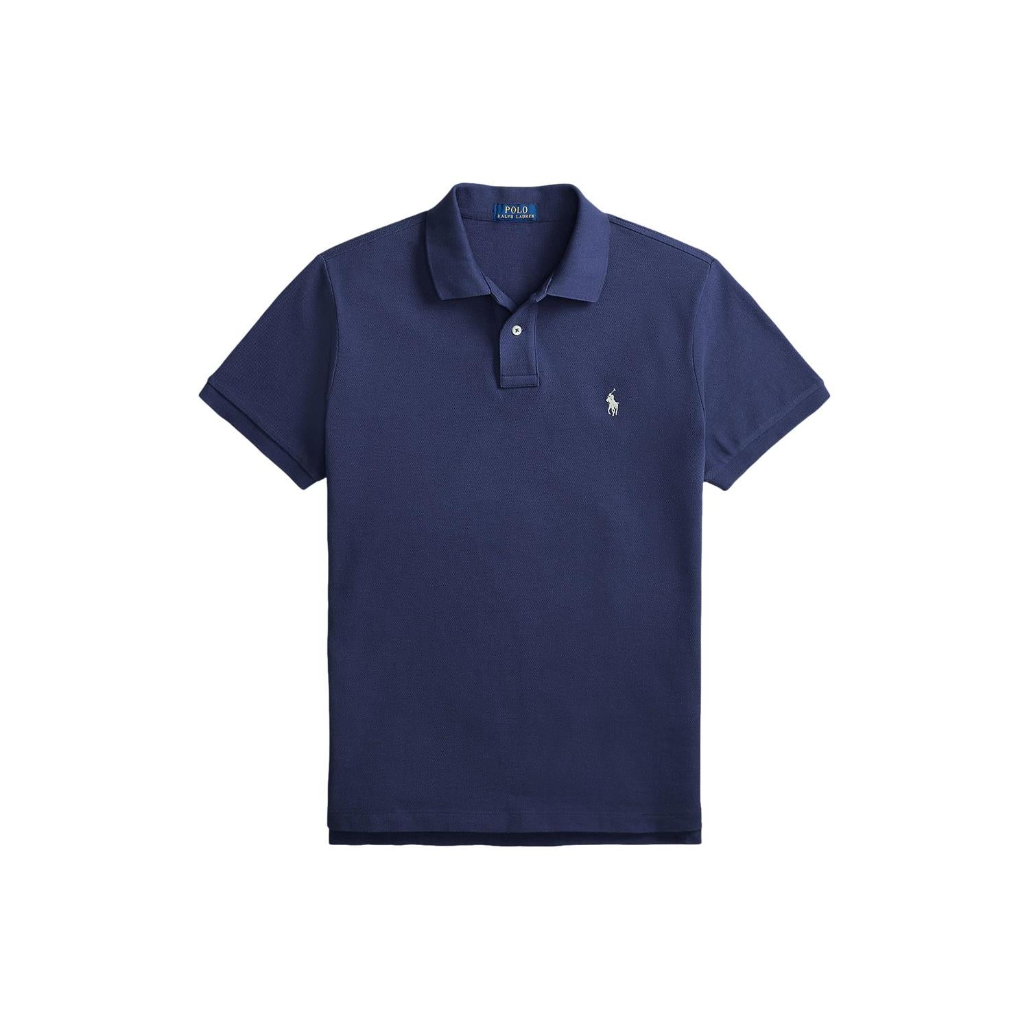 Polo Ralph Lauren The Iconic Mesh Polo Shirt T-Shirt Marine - chrismoa.no