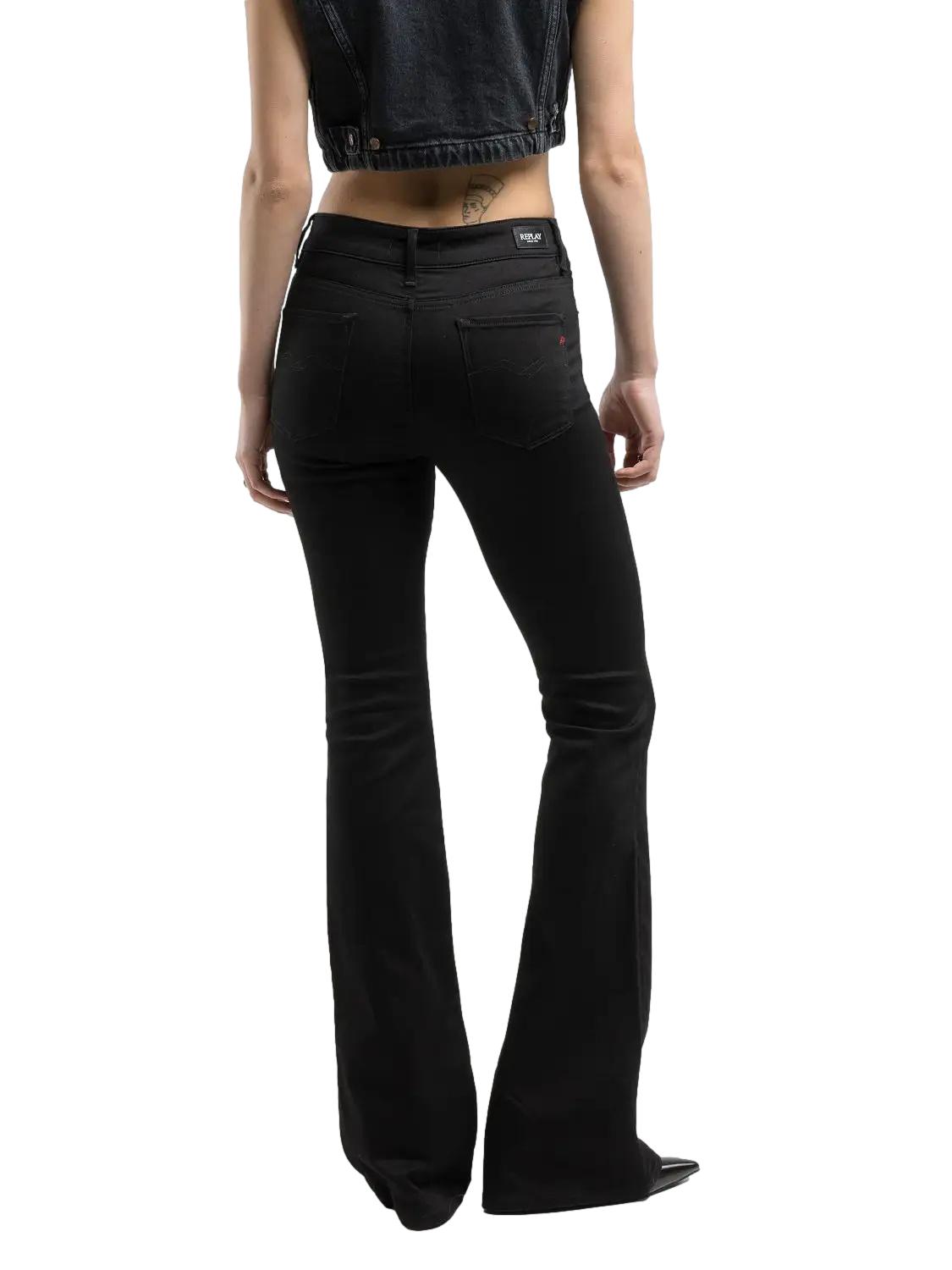 Replay Joella Jeans Sort - chrismoa.no