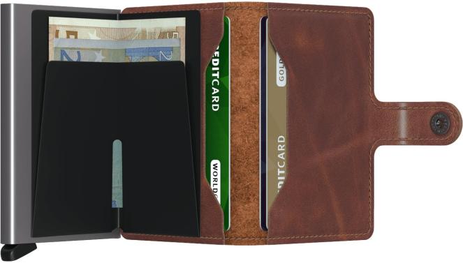 Secrid Secrid Miniwallet Lommebok Brun - chrismoa.no