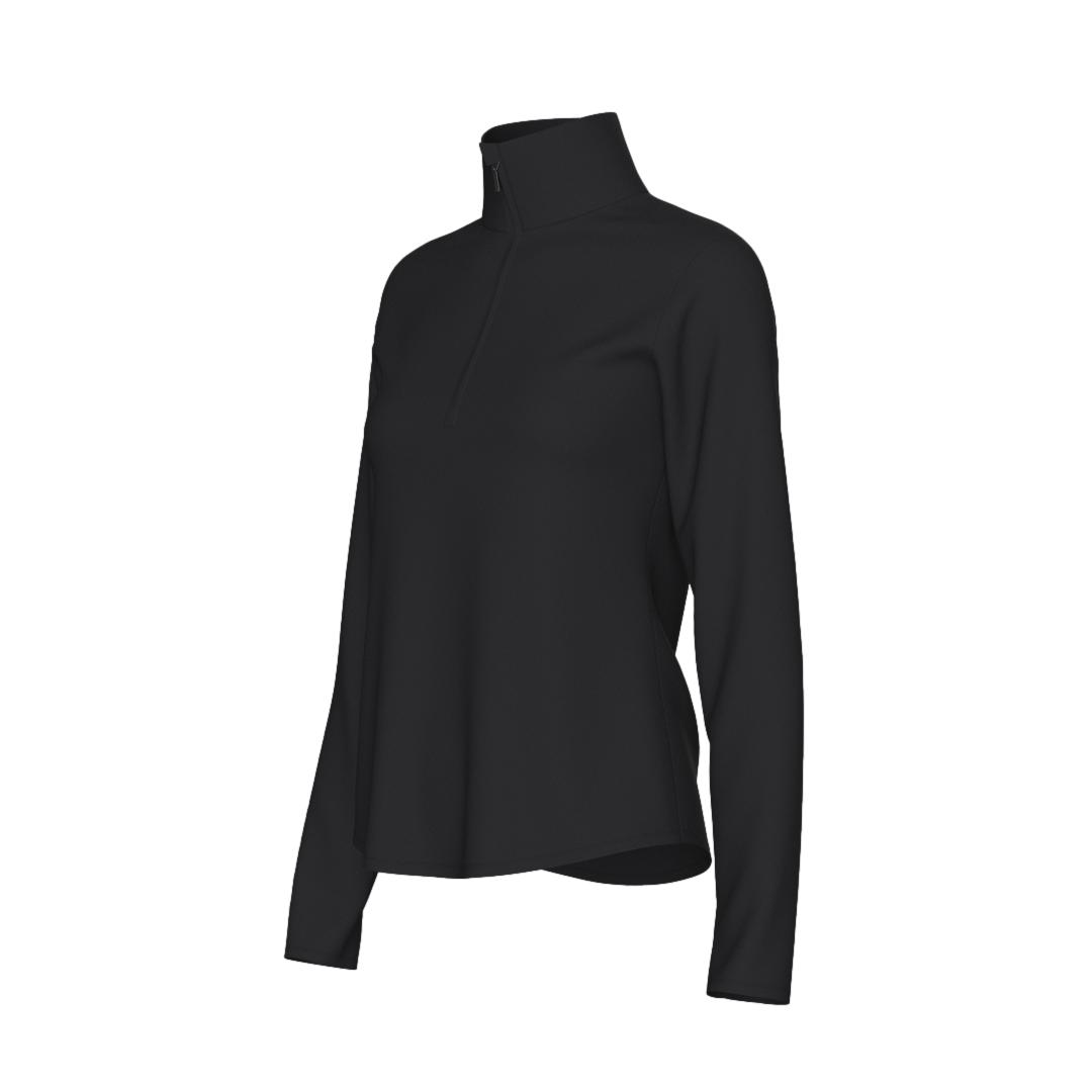 Sort We Norwegians Honor zip-up longsleeve genser, komfortabel og stilig, med glidelås og mykt materiale.