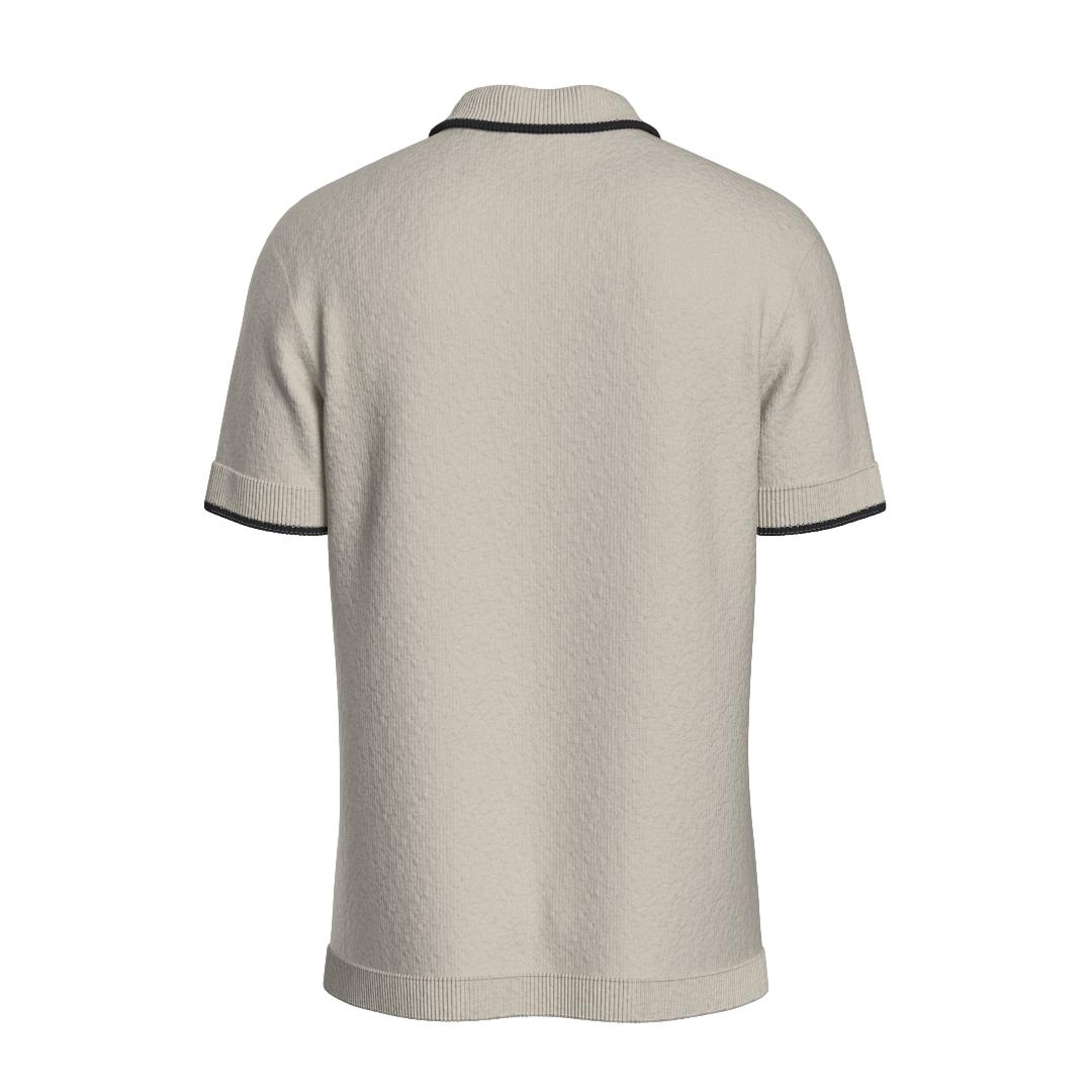 We Norwegians Putting Polo Short Sleeve T-Shirt Lys-Beige - chrismoa.no