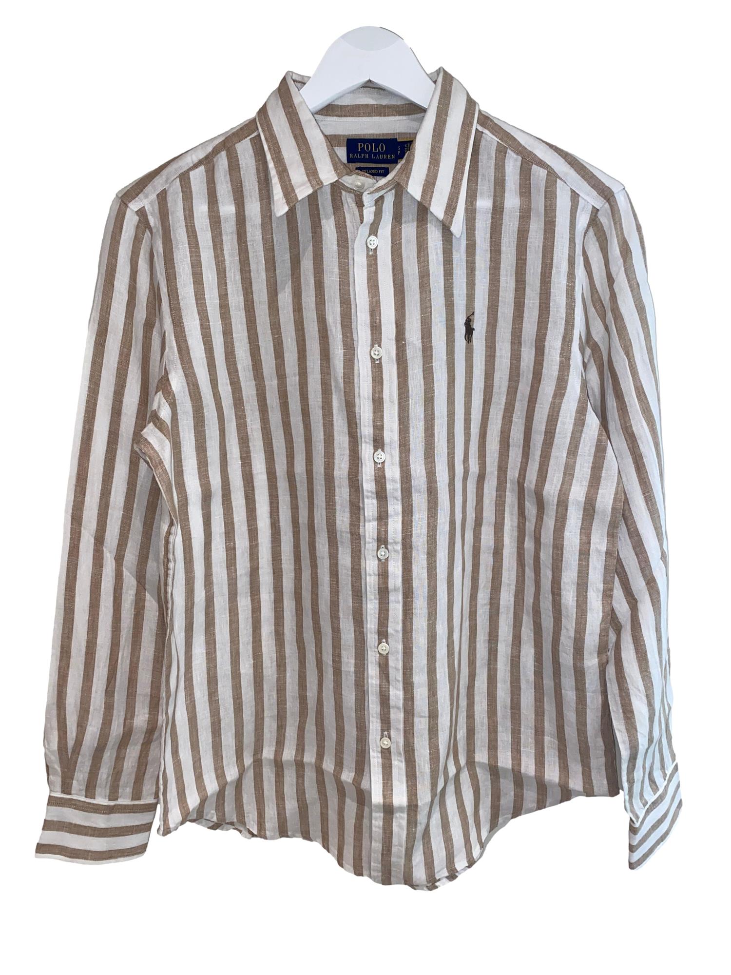 Polo Ralph Lauren Striped linen shirt relaxed Skjorte Striper - chrismoa.no