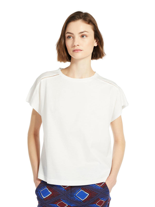 Max Mara Weekend Ossido T-Shirt Hvit - chrismoa.no