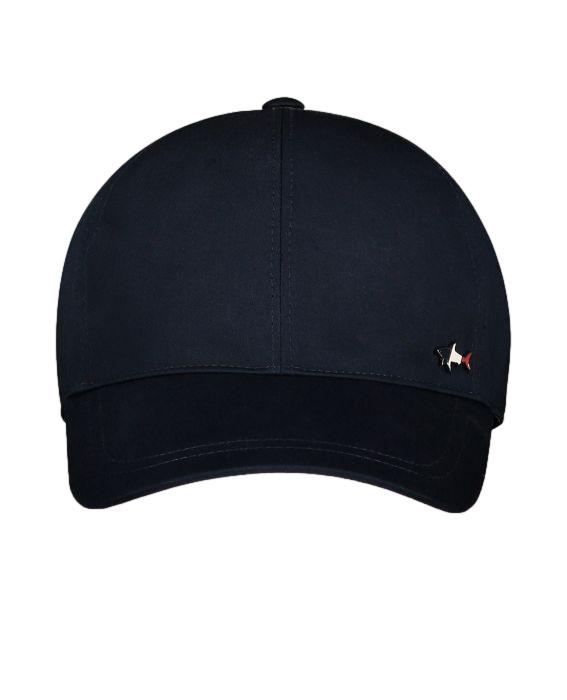 Paul & Shark Cotton baseball cap with metallic Shark Caps Marine - chrismoa.no