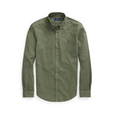 Polo Ralph Lauren Cotton Texture Sport Shirt Skjorte Militærgrønn - chrismoa.no