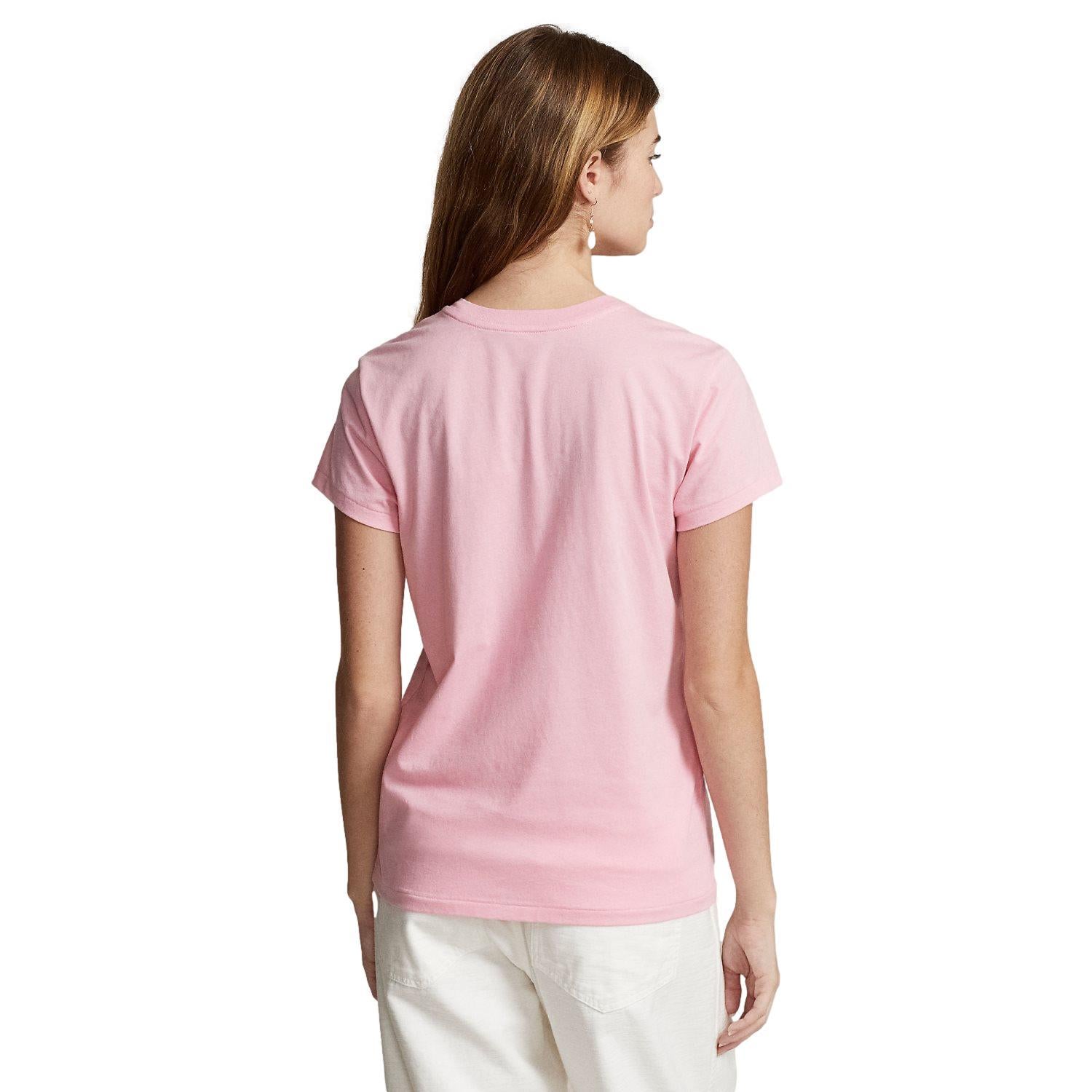 Polo Ralph Lauren RLTPP-SHORT SLEEVE-T-SHIRT T-Shirt Lys Rosa - chrismoa.no