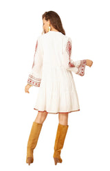 Hale Bob Tasha Dress Kjole Hvit - chrismoa.no