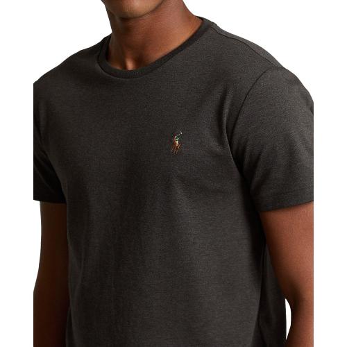 Polo Ralph Lauren Custom Slim Fit Soft Cotton T-Shirt T-Shirt Mørkegrå - chrismoa.no