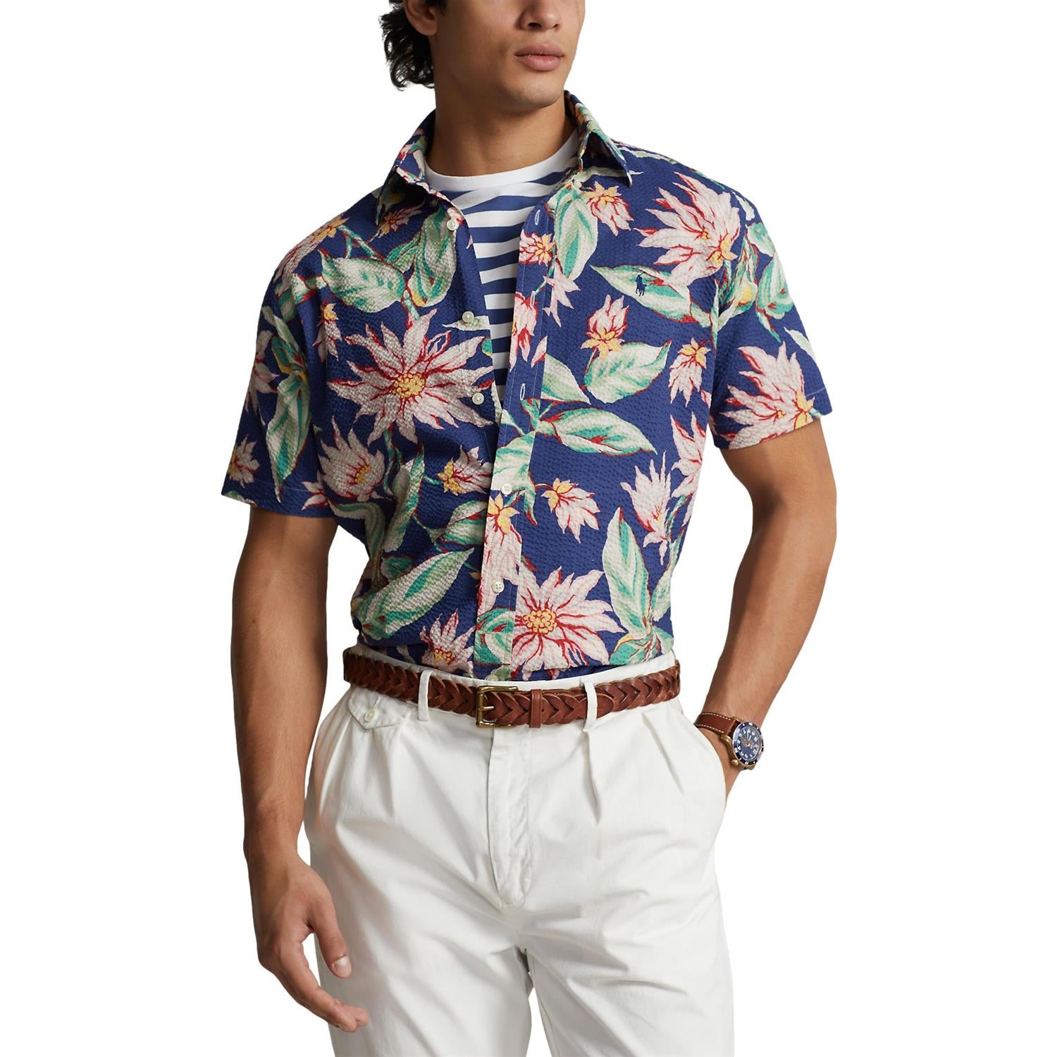Polo Ralph Lauren Short sleeve-sport shirt Skjorte Blomster - chrismoa.no