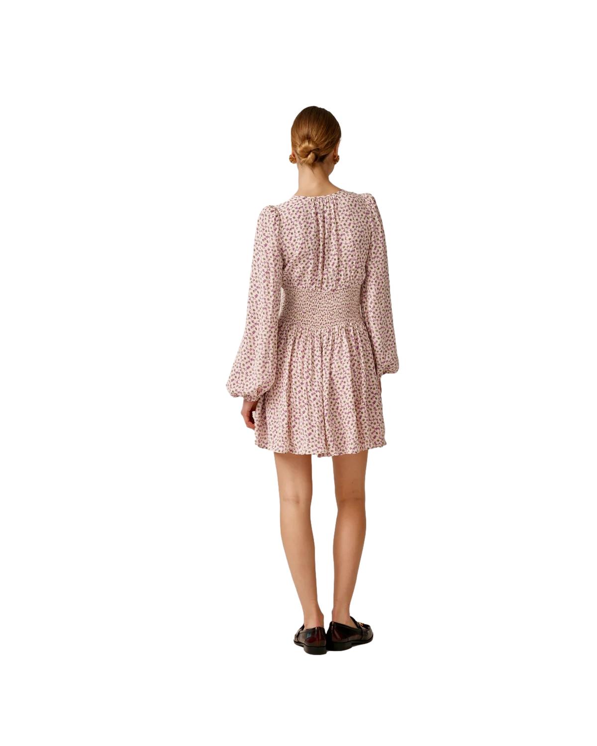 By TiMo Summer Bell Sleeve Dress Kjole Lyselilla - chrismoa.no