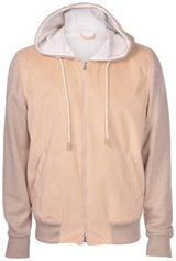 Gran Sasso Hooded Knit Jacket Jakke Lys-Beige - chrismoa.no