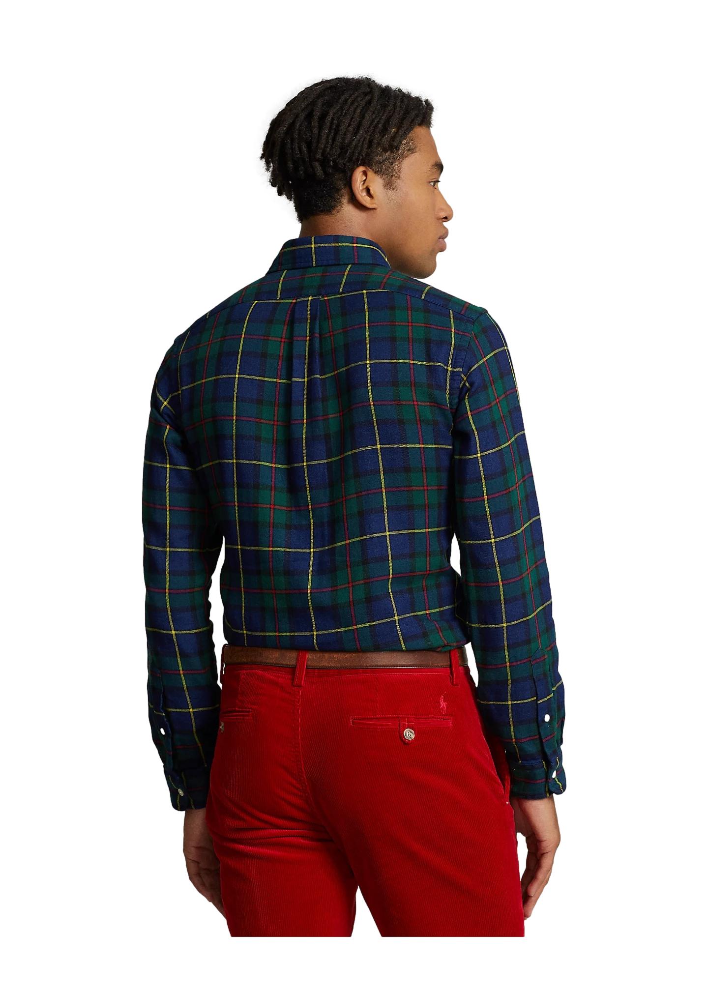 Polo Ralph Lauren Custom Fit Checked Double-Faced Shirt Skjorte Multi - chrismoa.no