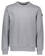Paul & Shark Organic cotton sweatshirt with iconic badge Genser Grå - chrismoa.no